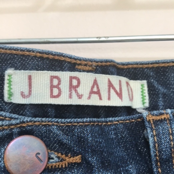 J Brand Womens Aidan Jeans Straight Ringer distressed ripped Blue Size 24 - Picture 12 of 14
